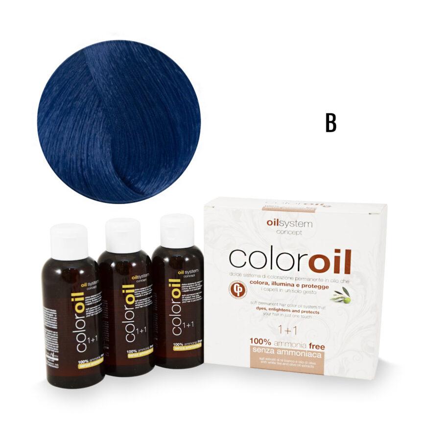 Color Oil Фарба для волосся безаміачна Booster Blu Синій
