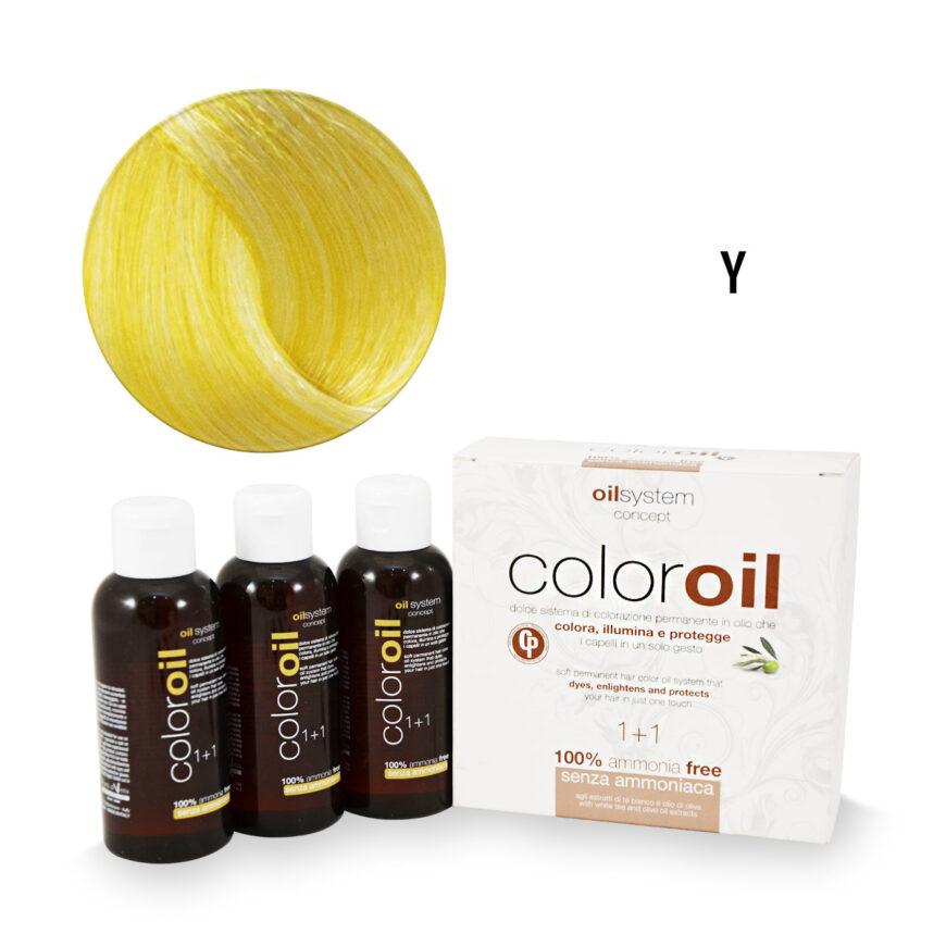 Color Oil Фарба для волосся безаміачна Booster Giallo жовтий