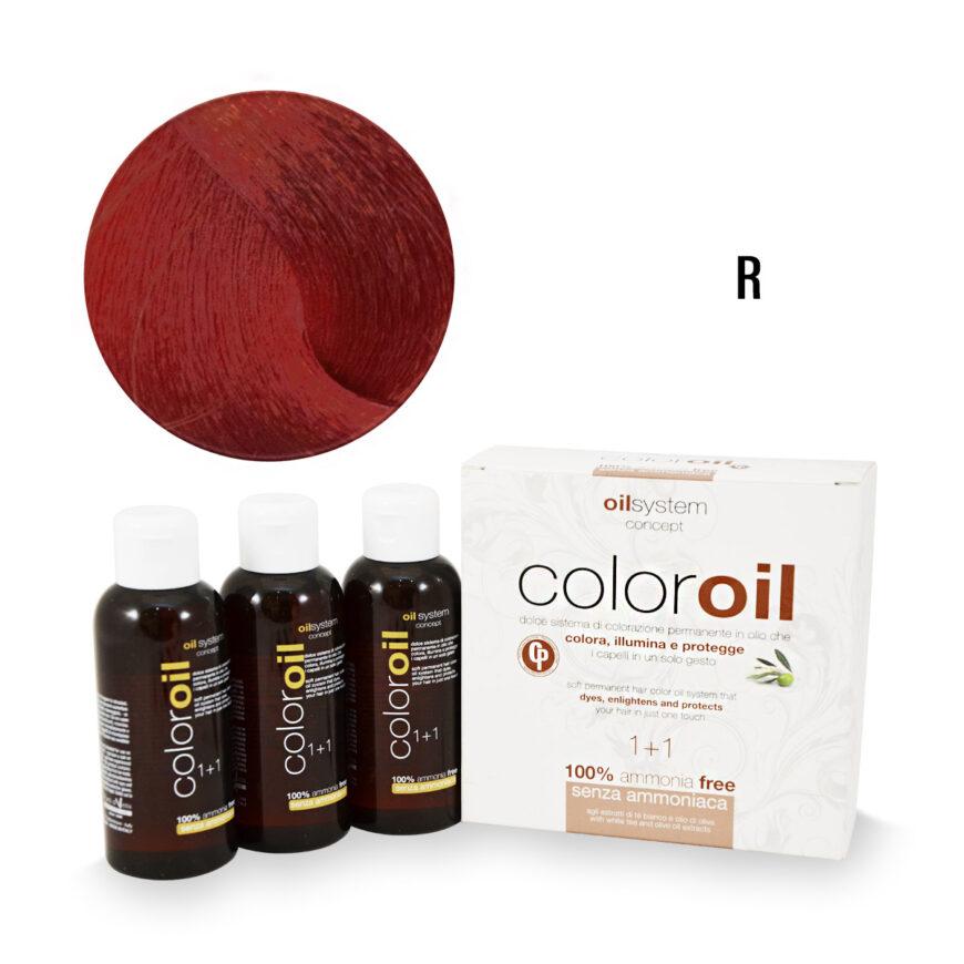 Color Oil Фарба для волосся безаміачна Booster Rosso Червоний