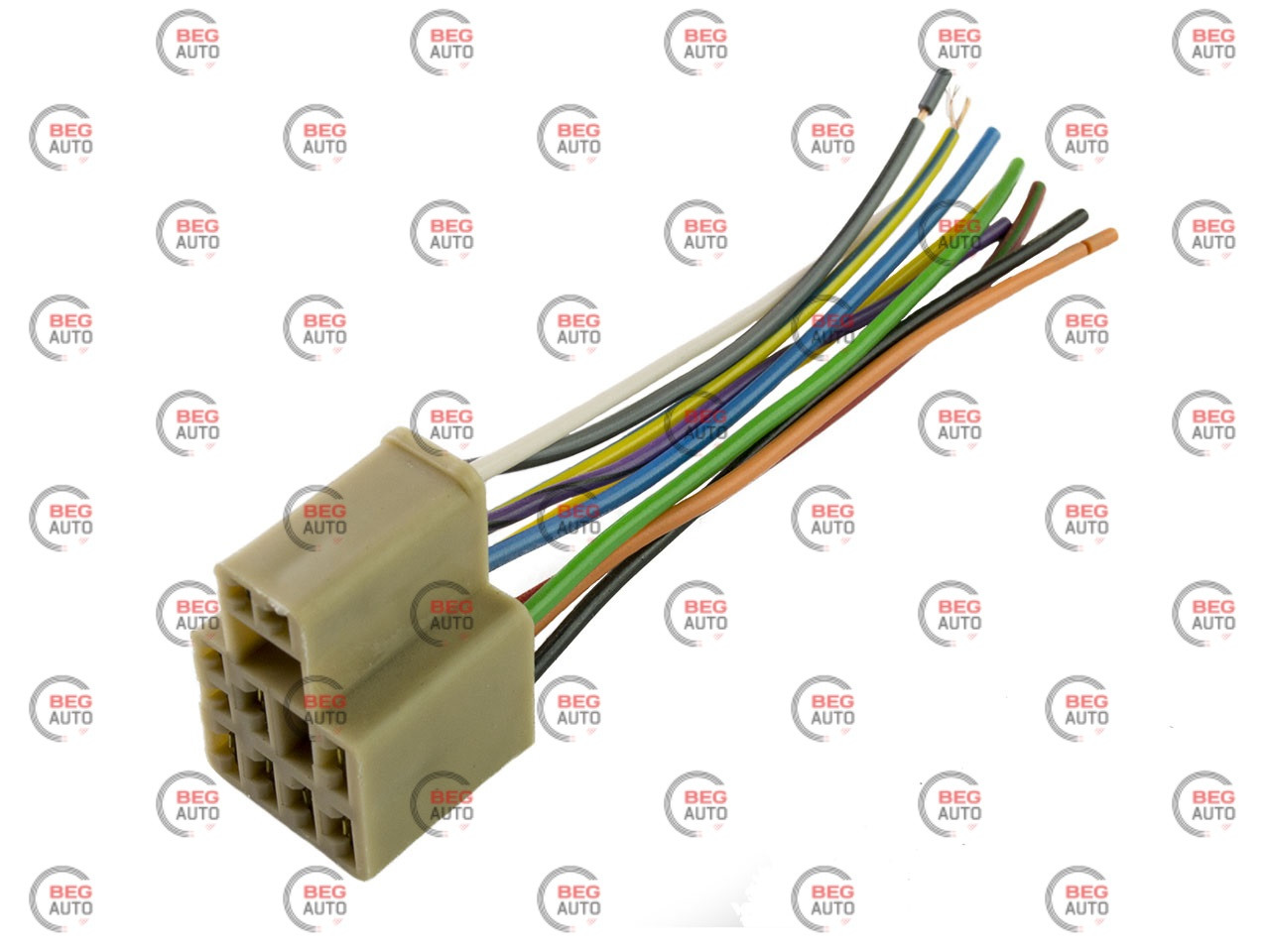 Роз'єм клавіш світла 2108 (10конт. 10пров.) (4501)