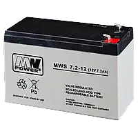 Аккумуляторная батарея MW Power MWS 7.2-12 (12V 7.2Ah) AGM