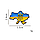 Брошка пін Finding Значок патріотичний карта України прапор герб тризуб Жовто-блакитний чорний 2.4 см х 3.5 см, фото 2