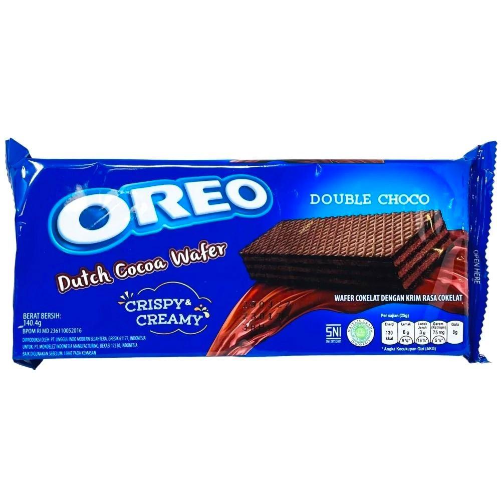Вафля Oreo Crispy & Creamy Double Choco Dutch Cocoa Wafer 140g