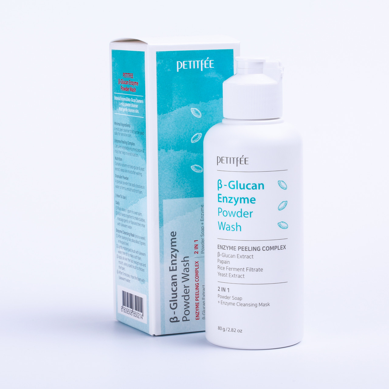 Ензимна пудра з бета-глюканом для вмивання Petitfee&Koelf Beta-Glucan Enzyme Powder Wash