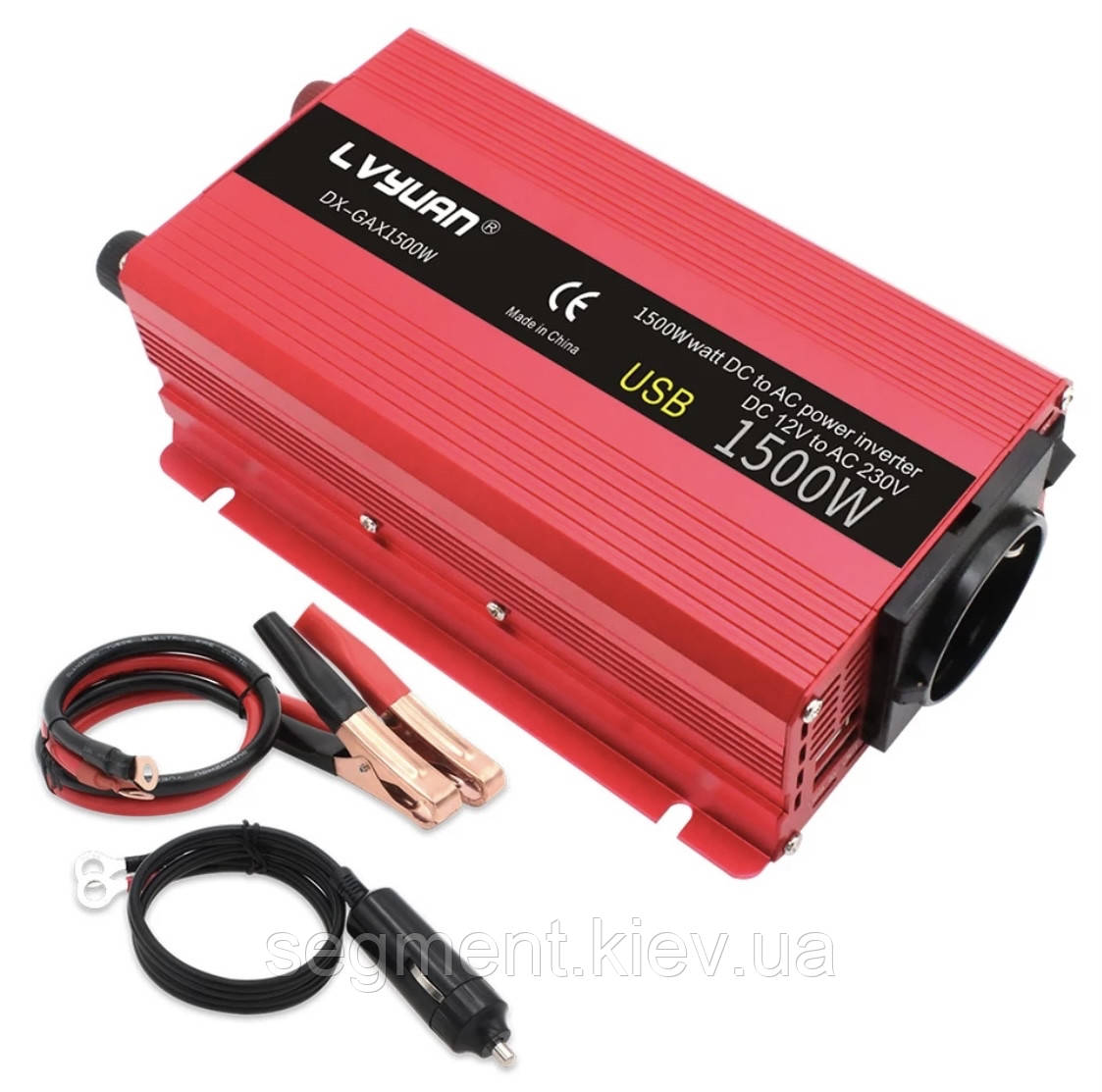 Інвертор 1500W DC 12В/24В в  AC 110В/220В