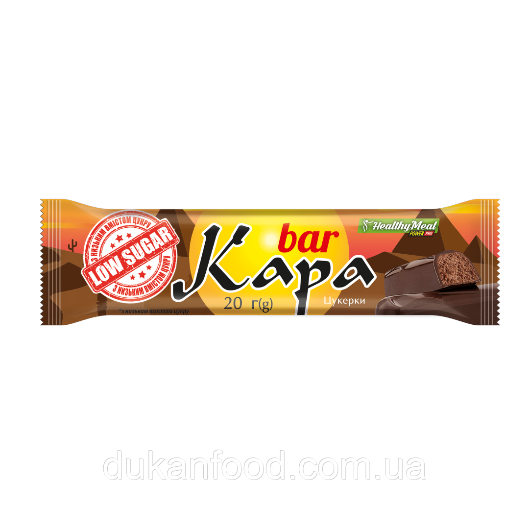 Цукерка "Кара bar" без цукру, Power Pro, 20 г