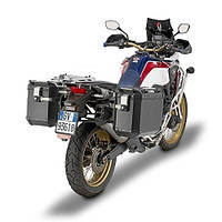 Кофри бокові Givi trekker outback alu (obk48bl + obk37br) black line