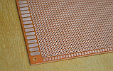Макетна плата 10х22 одностороння монтажна плата 100х220 PCB, фото 4