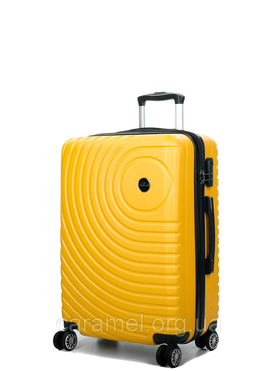 Валіза Франція середня M жовта 67x45x26см/65л/3.4кг/Madisson 93303