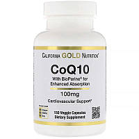 Коэнзим CoQ10 с Биоперином (CoQ10 USP with Bioperine) 150 капсул