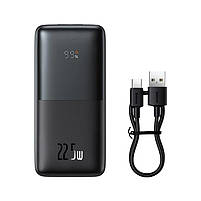 Зовнішній акумулятор Powerbank Baseus 10000MAH 22.5W QC PD 2XUSB USB-C чорний, фото 5