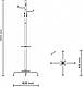 Підлогова металева вішалка для одягу Арізона сіра Arizona alu Новий Стиль, фото 2