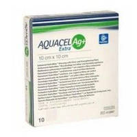 Aquacel Ag + Extra 10х10 см.-антибактериальная повязка с серебром 1 шт.