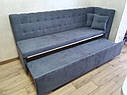 М'який диван для кухні зі спальним місцем Вест D (виготовлення під розмір замовника), фото 2