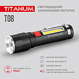 Портативний світлодіодний ліхтарик TLF-T08 TITANUM 700Lm 6500K, фото 4