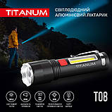 Портативний світлодіодний ліхтарик TLF-T08 TITANUM 700Lm 6500K, фото 9