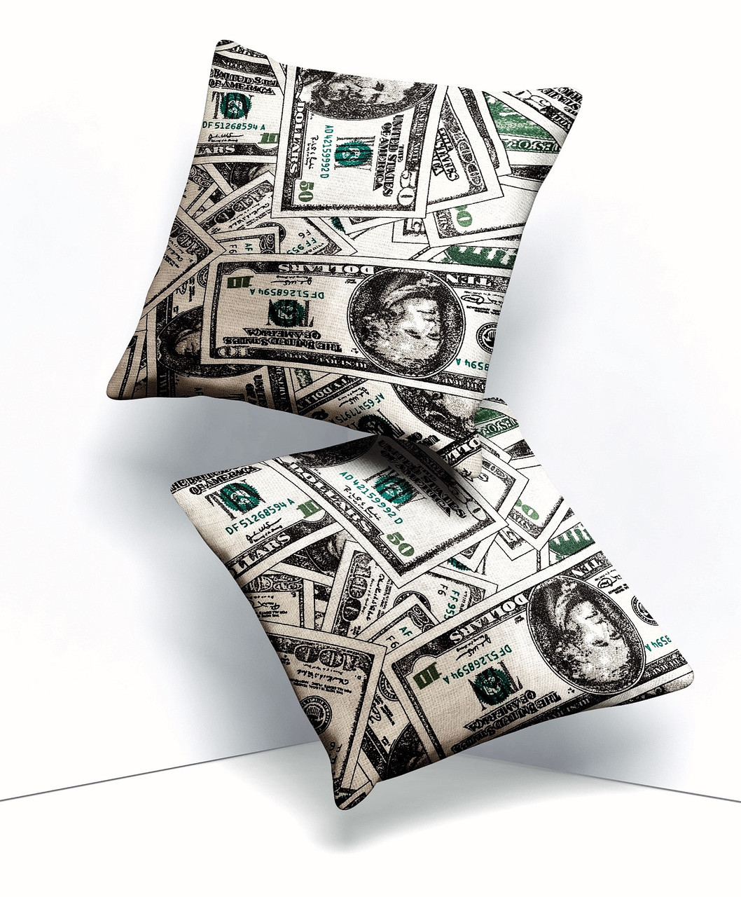 Наволочка (Бязь) "Доллар" | 50х70 см Тёмно-зелений від 2х шт., фото 1