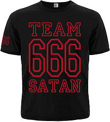 Футболка Team Satan - 666 (red), Розмір L