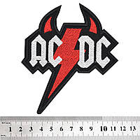 Нашивка AC/DC (red horns and lightning)
