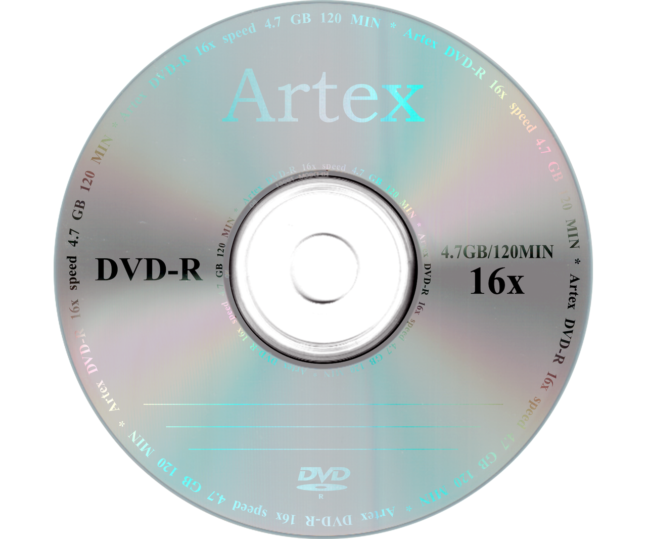 Диск DVD-R для відео Artex 16x Bulk/50