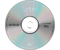 Диск DVD-R для видео Artex 16x Bulk/50