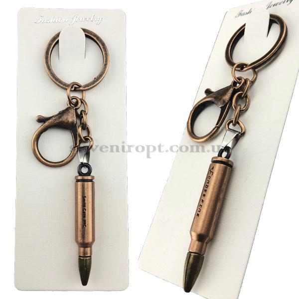 Брелок із металу Куля червона, фото 1