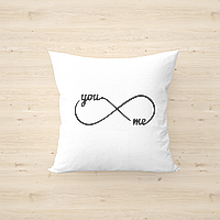 Подушка декоративна. Подарунок до дня закоханих 35х35см