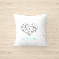Подушка декоративна. Подарунок до дня закоханих 35х35см
