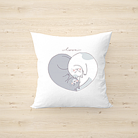 Подушка декоративна. Подарунок до дня закоханих 35х35см