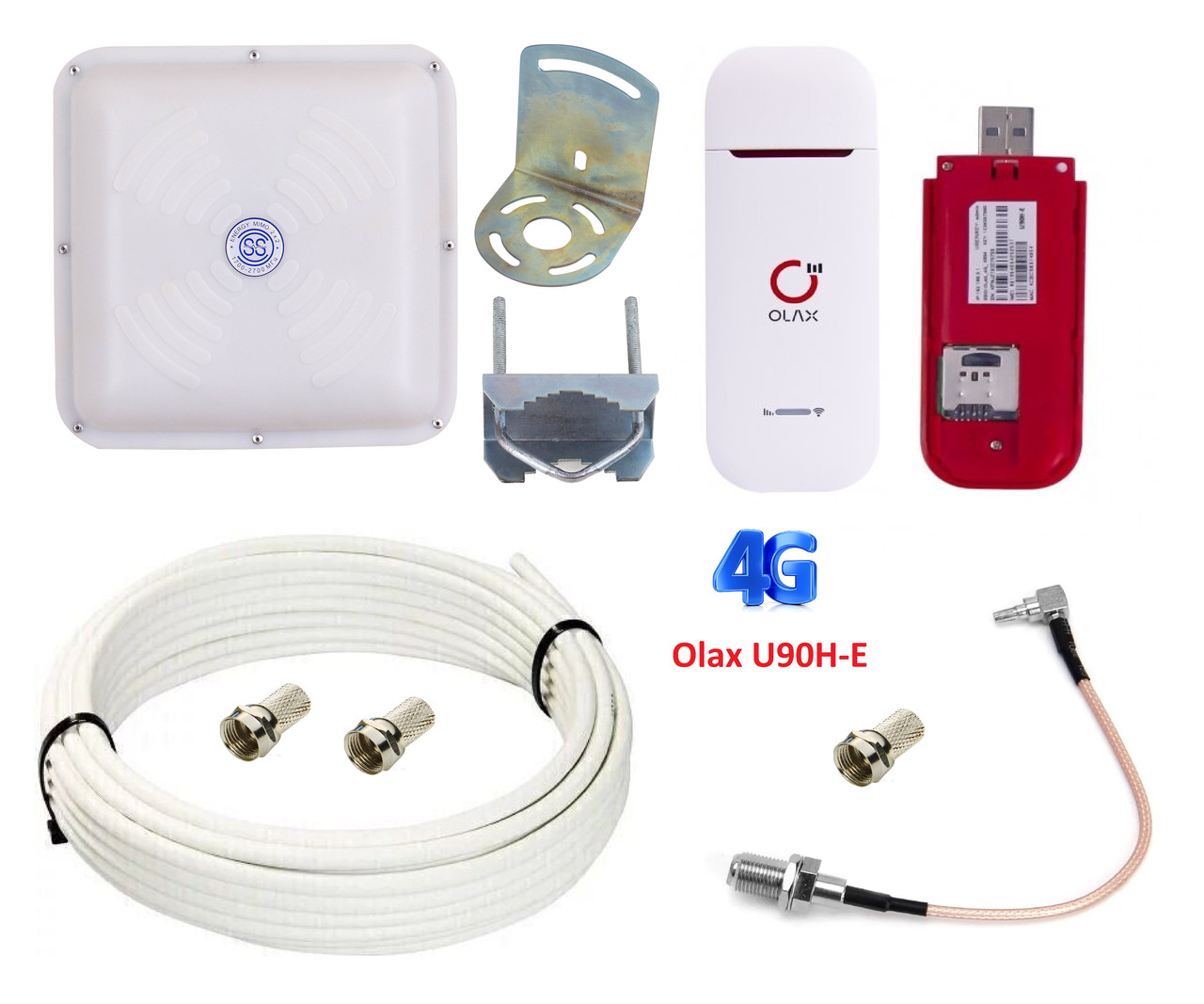 4G Комплект для інтернету Модем Olax U90H-E з антеною MIMO ENERGY