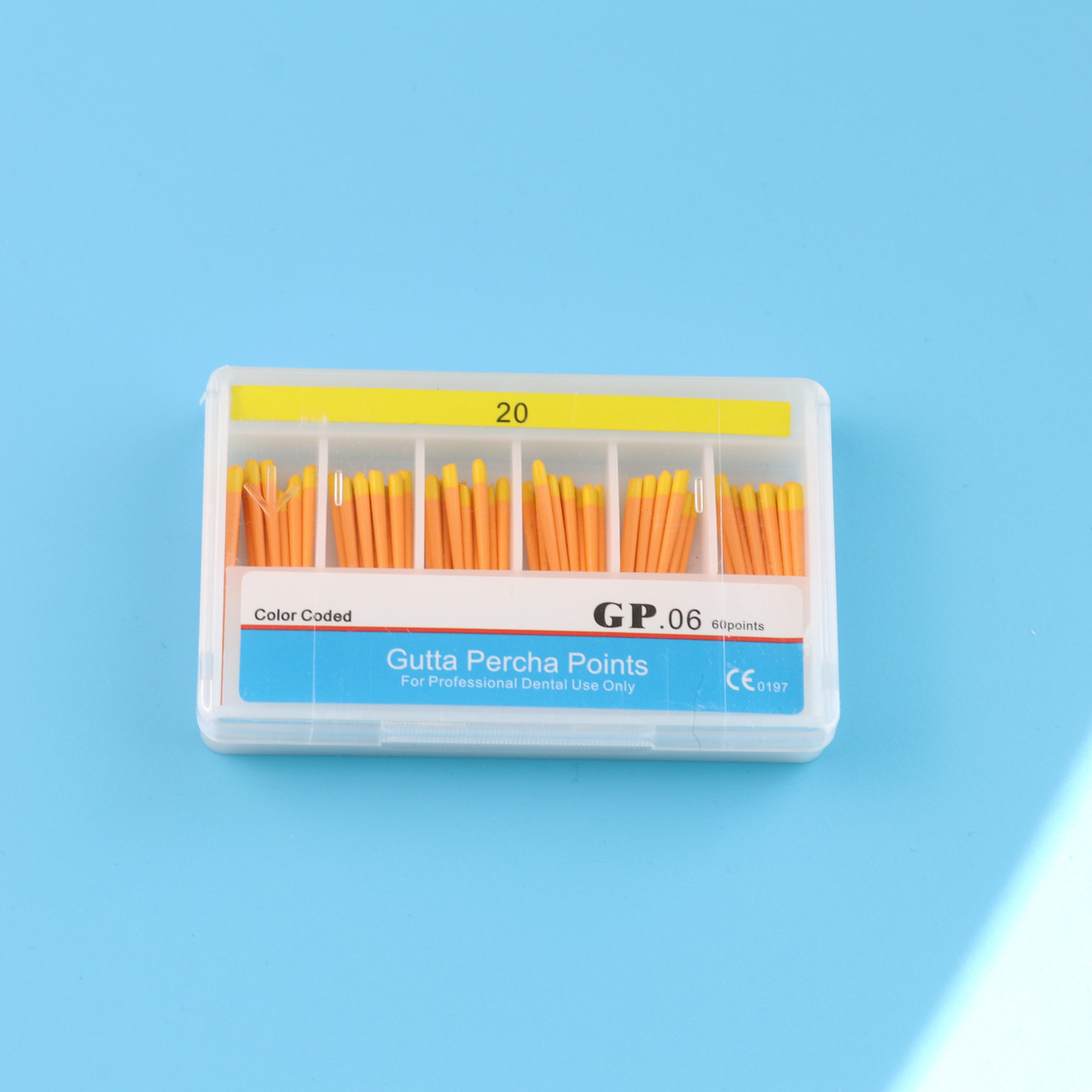 Стоматологічні Гутаперчеві штифти 20/06