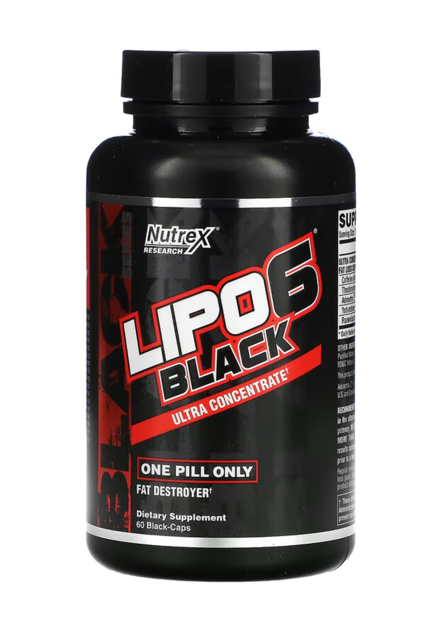 Nutrex Lipo-6 Black Ultra Concentrate 60 black-caps