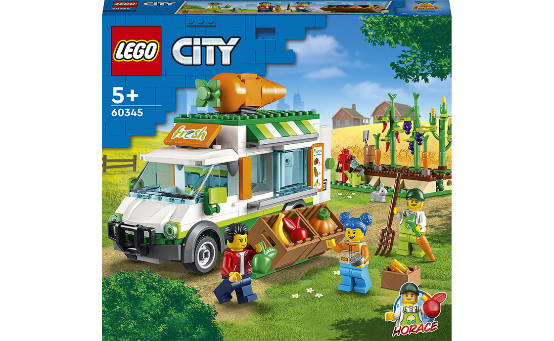 LEGO City Farm Фургон для фермерського ринку 310 деталей (60345)
