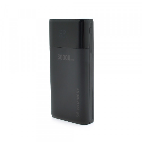 Універсальна мобільна батарея Wozinsky WPB-001BK Bippow 300000 mAh, Output: 4USB, 15 W, Black (WPB-001BK/28829)