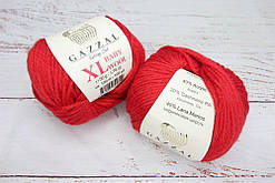 Пряжа Baby Wool 811 червоний Baby Wool XL 811 вовняна пряжа для в'язання
