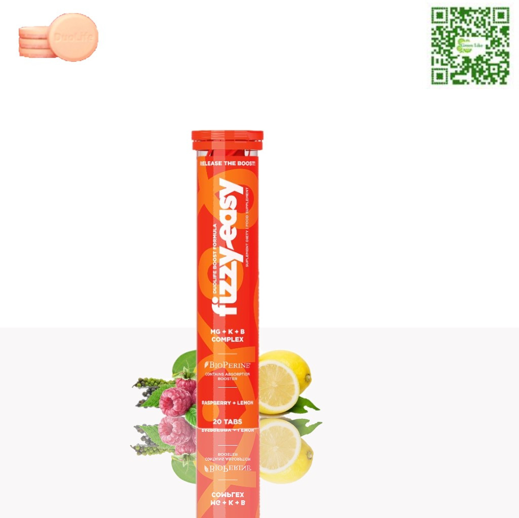 Шипучі вітаміни FIZZY EASY Mg + K + B Польща
