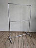 Стійка 155*110*50 для одягу одинарна металева вішалка для речей С4, фото 5