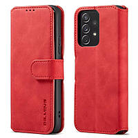 Чохол книжка Софт Тач для Samsung A33 5g червоний гаманець ремінець на руку