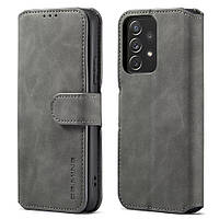 Чохол книжка Софт Тач для Samsung A33 5g сірий гаманець ремінець на руку