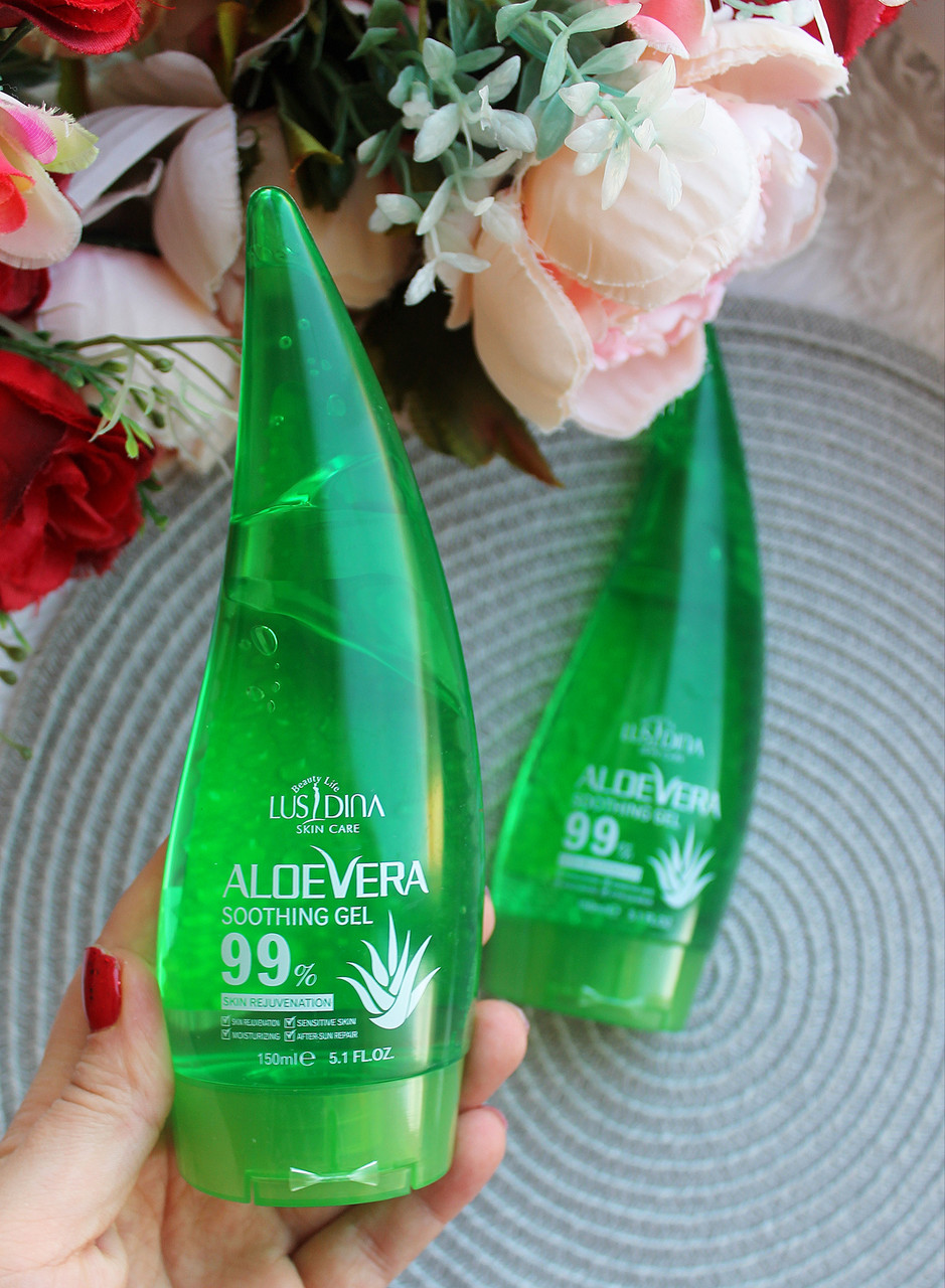 Гель для обличчя і тіла зволожуючий Dizao Lusidina Aloe Vera 99 % 150 мл