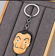 Крупный брелок на ключи металлический художник Сальвадор Дали Dali