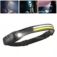 Налобний ліхтар Headlamp W689-2 Multi-function Induction