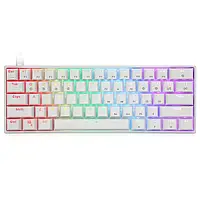 Клавиатура Skyloong GK61 SK61 Gateron Hot-Swap механическая с RGB подсветкой White