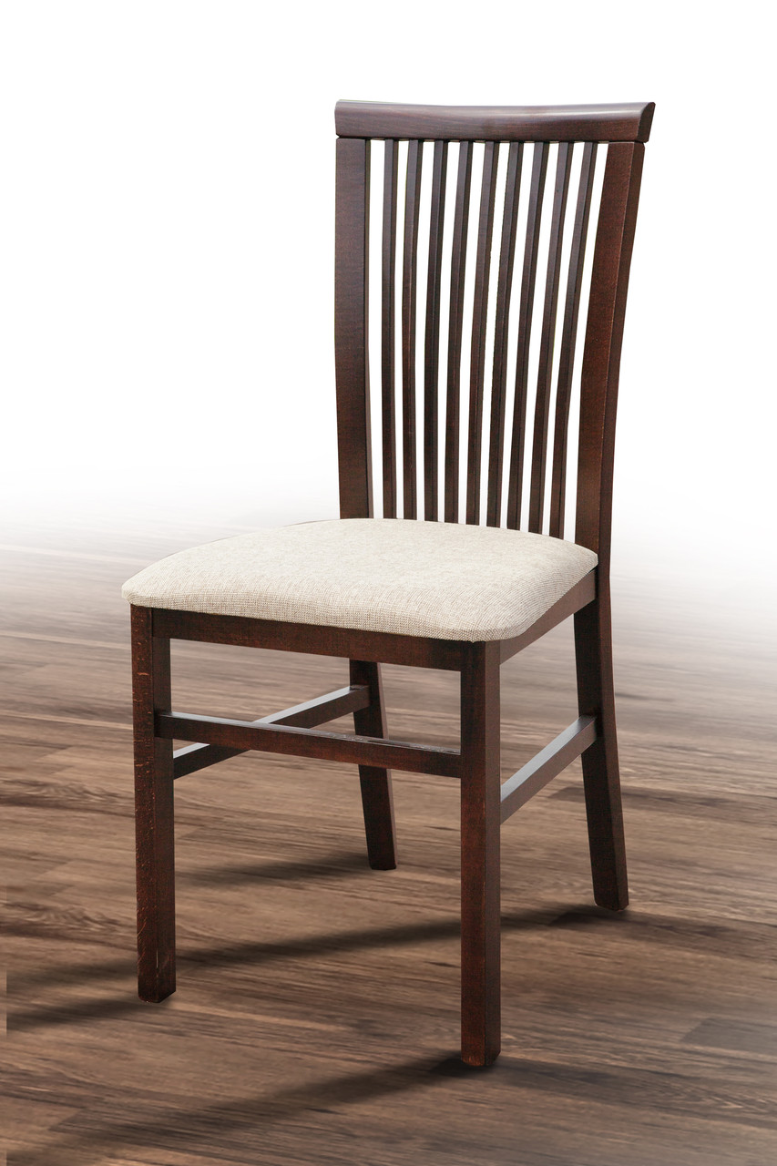 Стілець обідній дерев'яний Анжело горіх тканина hit 3 (Мікс-Меблі ТМ)