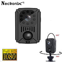 Мини камера с датчиком движения Nectronix MD31, Full HD 1080P, SD до 128 ГБ, аккумулятор 1500мАч AllInOne