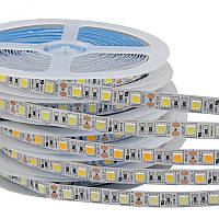 Светодиодная лента LEDTech smd 5050 60led/м 12v ip20 белый (6000К) премиум на синем термоскотче