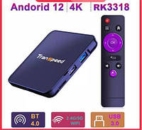 Смарт тб приставка Transpeed 8К Android 12, 4G/32G