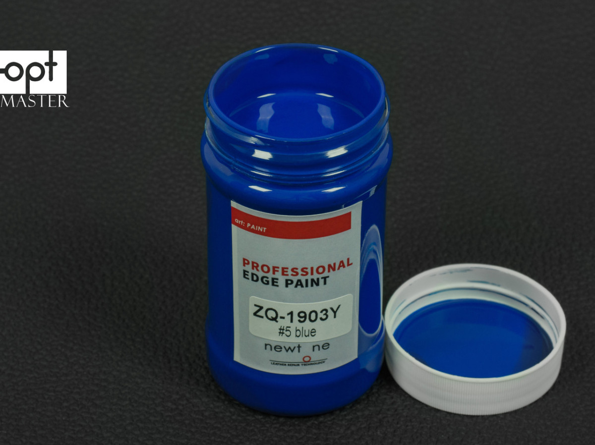 Фарба для торців / урізів шкіри Newtone матовий Edge Paint-OLD, кол. синій №5, 200 г