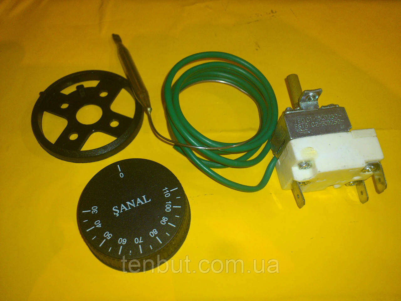 Терморегулятор температури FSTB ( SANAL ) 30-110° капілярний 16 А / 250 В. виробництво Туреччина, фото 1