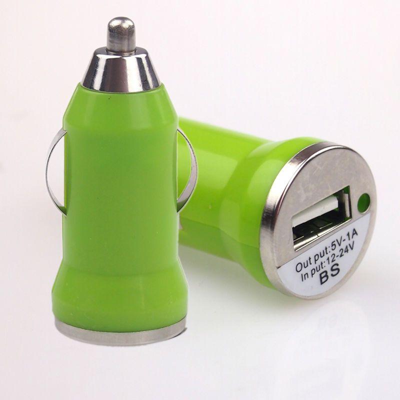 Перехідник USB в прикурювач на 1 вхід (Зелений/салатовий колір)